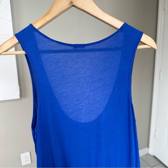 Monrow Drawstring Blue Romper - Picture 7 of 13